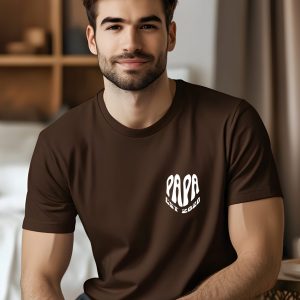 personalisiertes papa t shirt mit geburtsjahr