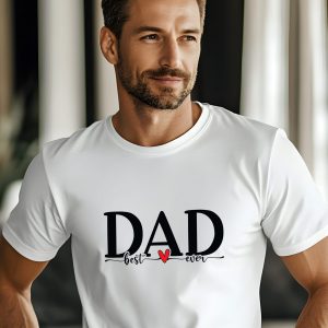 personalisiertes t shirt best dad ever