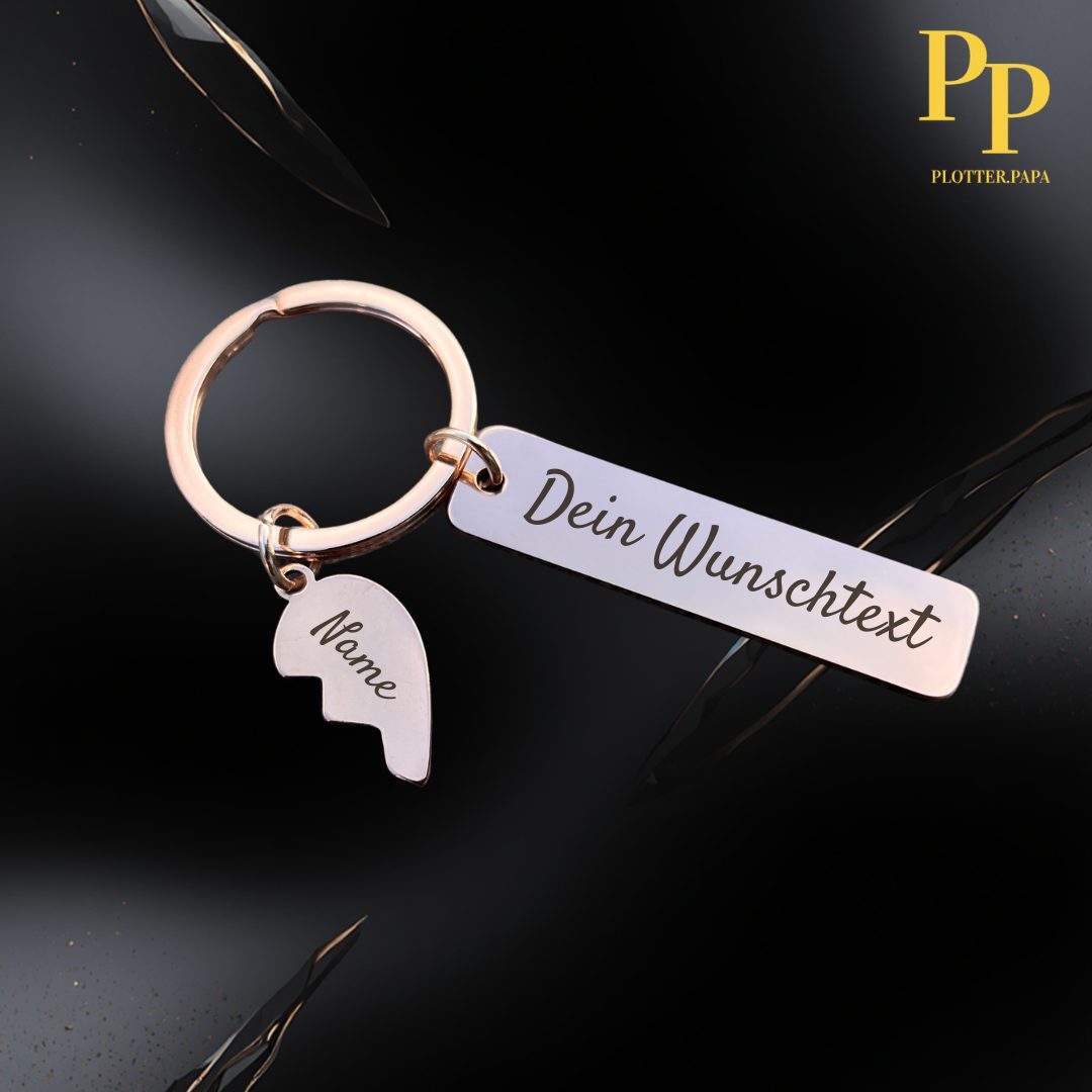 partner schlüsselanhänger set „zwei teile, ein herz“ – personalisierte verbundenheit partner schlüsselanhänger set „zwei teile, ein herz“ – personalisierte verbundenheit